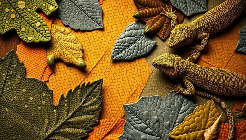 color palette for lizard print designs